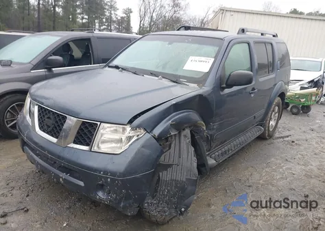 2006 Nissan Pathfinder S из США, поврежденный, VIN 5N1AR18U66C680240